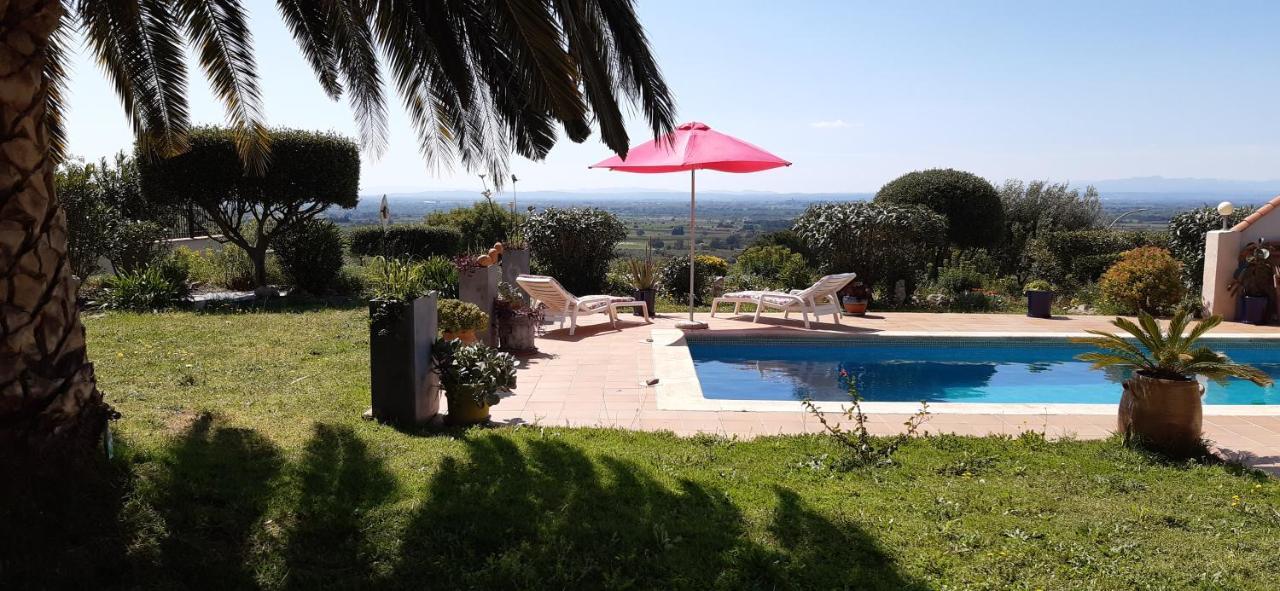 Appartement & Spa - Panoramic Olivars Pau Luaran gambar